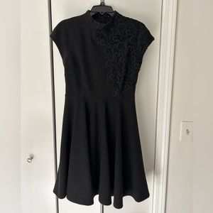 Anthropology Plenty by Tracy Reese A-line appliqué dress size 6